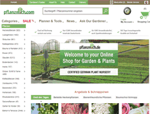 Tablet Screenshot of pflanzmich.com